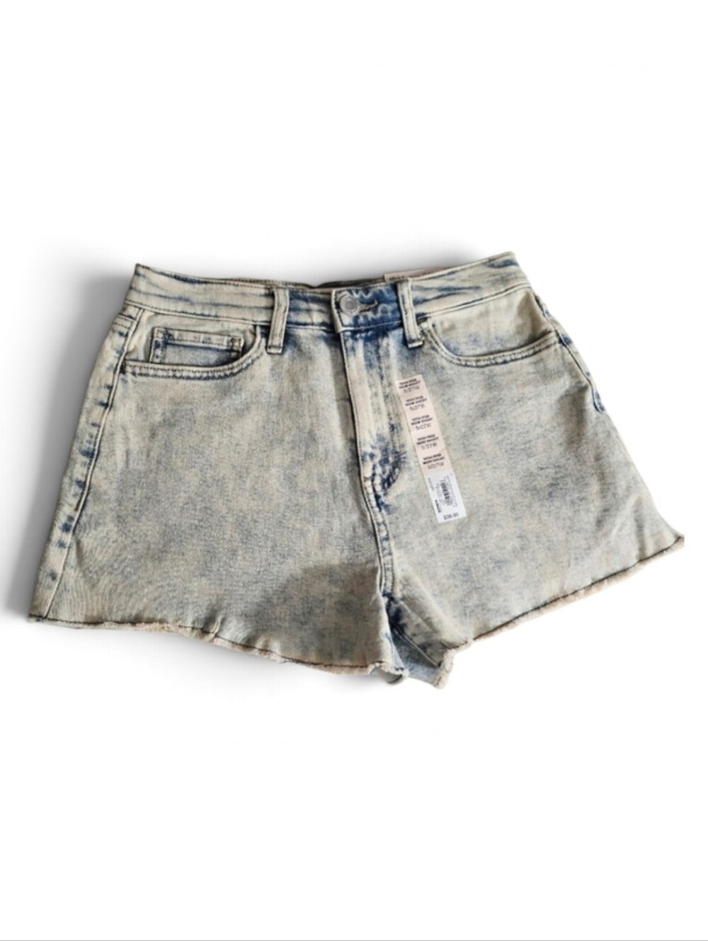 SO Juniors High Rise Mom Denim Cutoff Shorts Size 5 27 NWT